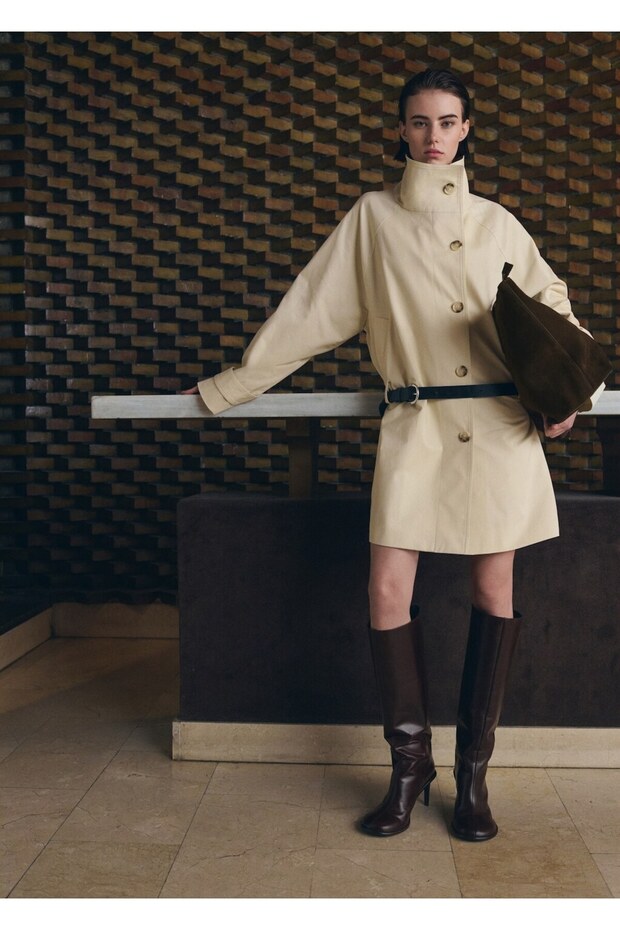 Süet shopper çanta - 2