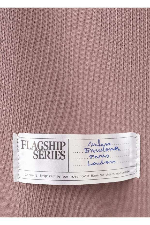 Desenli pamuklu sweatshirt - 8