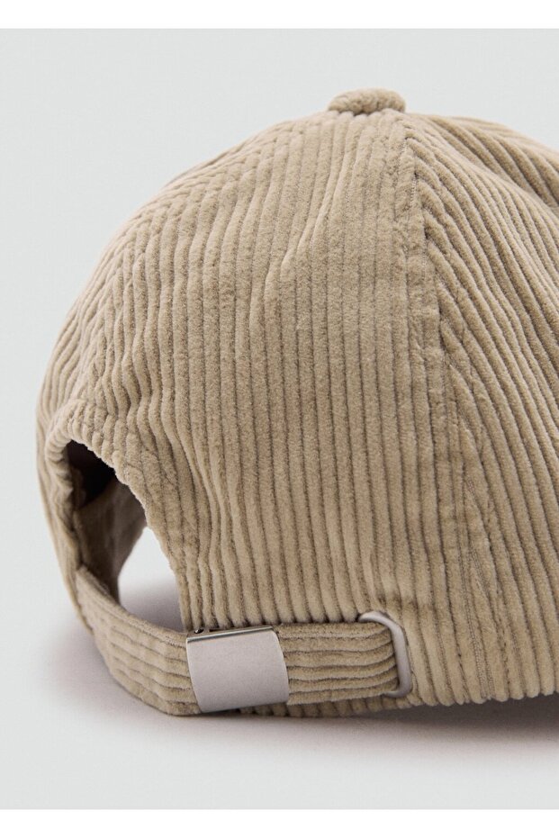 Fitilli kadife şapka - 3