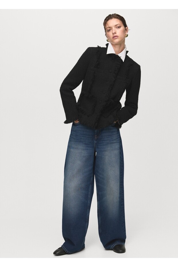 Dikişsiz tüvit ceket - 7