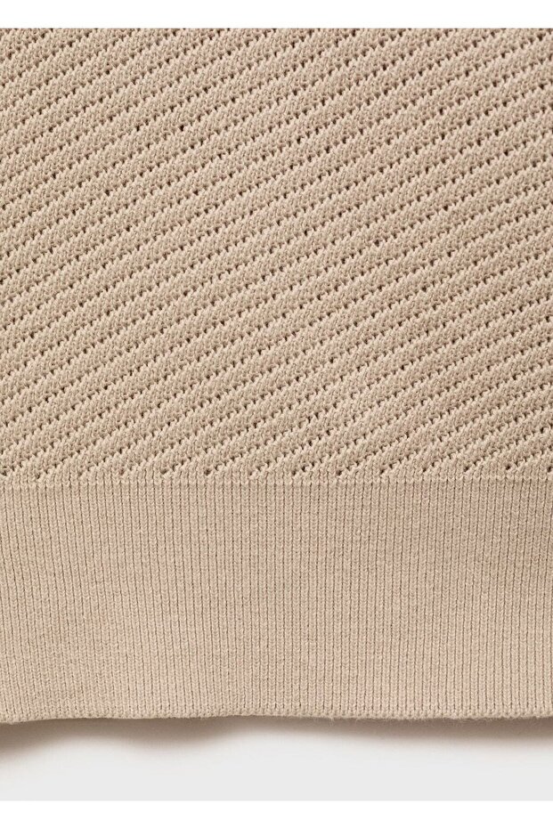 Kalıplı triko gömlek - 5