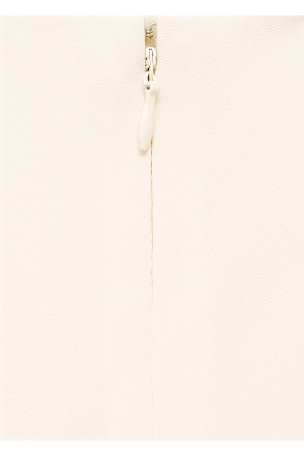 Asimetrik pileli elbise - 7