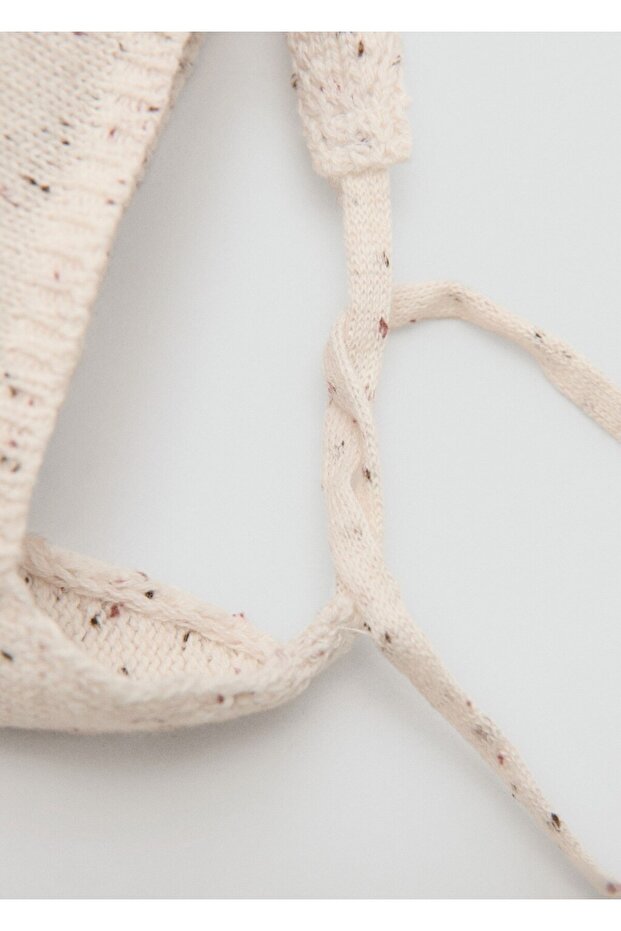 Ponponlu triko şapka - 1