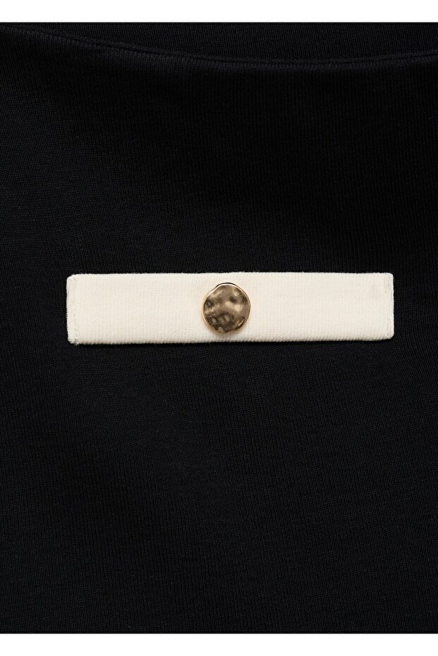 Kontrast pamuk etek - 8