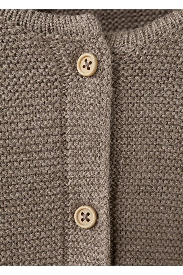 Triko düğmeli hırka - 3