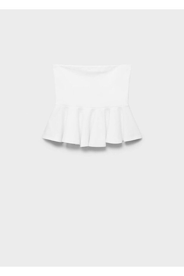 Peplum straplez top - 3