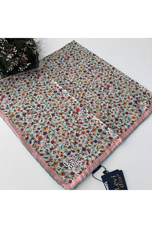Levi'Dor Crystal Scarf New Season Legendary Flower Pattern Ltk9008