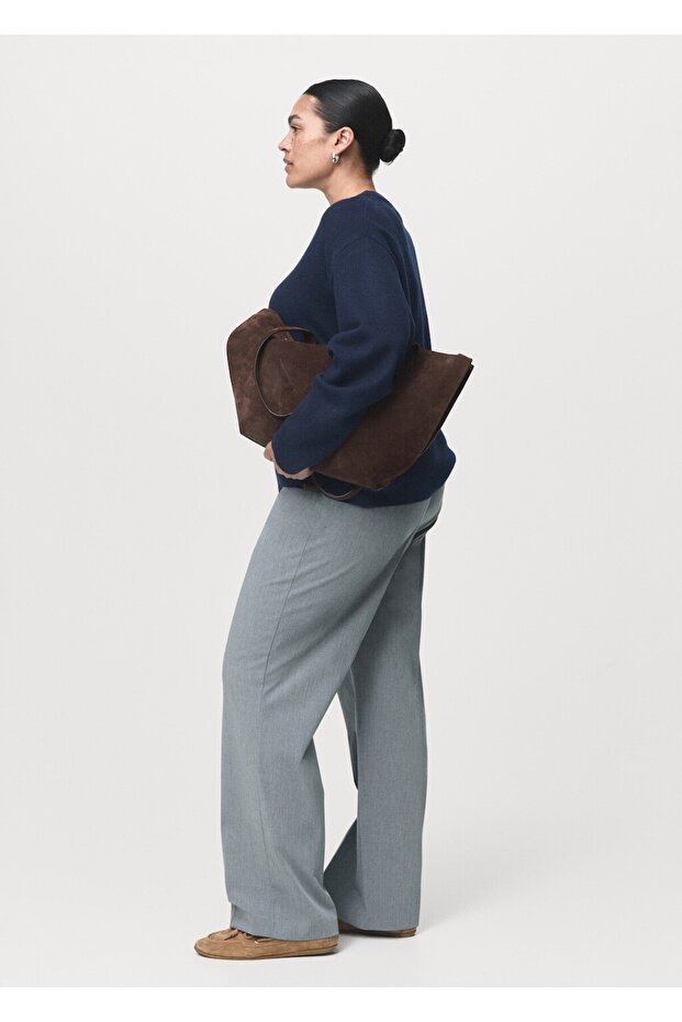 Yuvarlak yaka triko kazak - 7