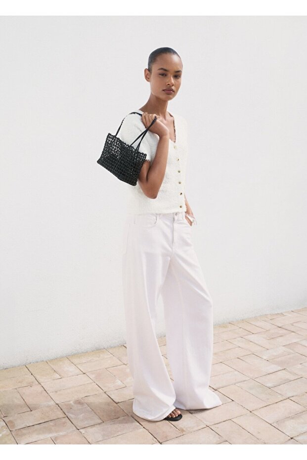 Kısa kollu bouclé ceket - 2