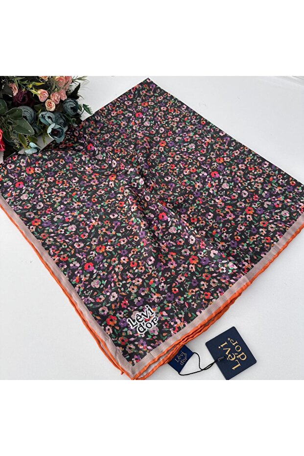 Levi'Dor Crystal Scarf New Season Legendary Flower Pattern Ltk9017