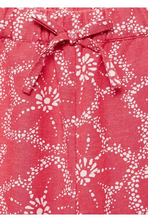 Hose mit Blumenmuster - 7