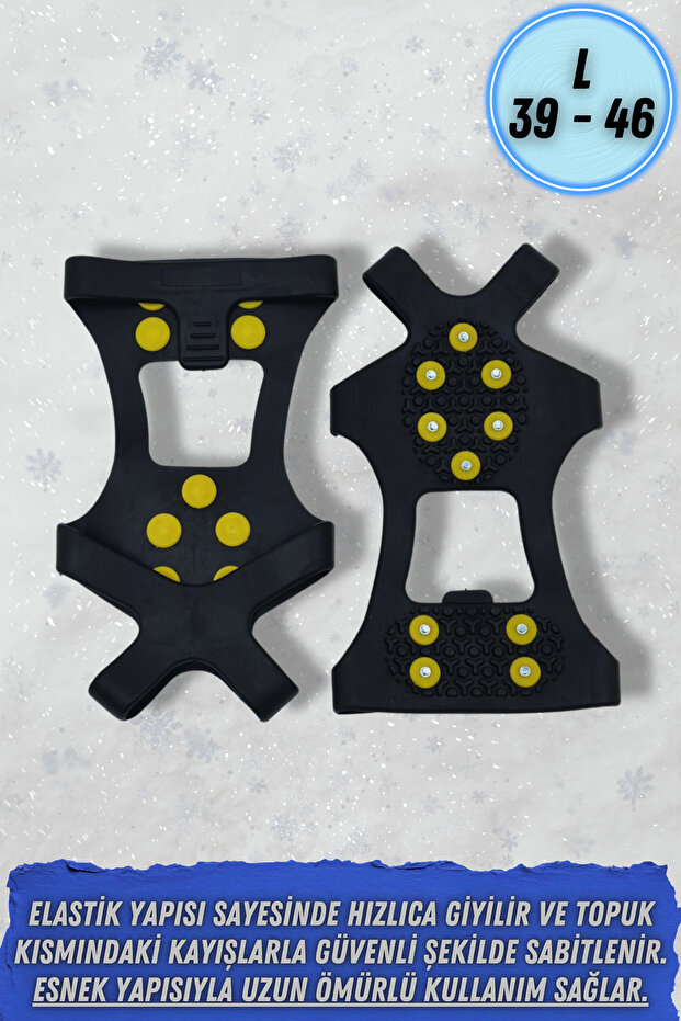 Bot ve Ayakkabı İçin Kar Paleti – Buz & Kar Kayma Önleyici, Ayakkabı Kar Lastiği - 3