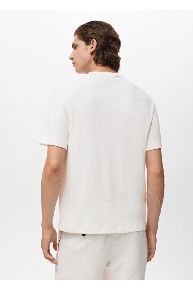 İnce örgülü tişört - 4