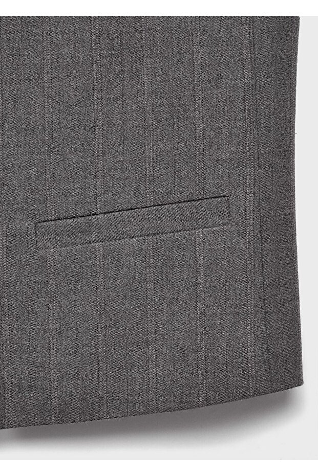 Düğmeli takım yelek - 6