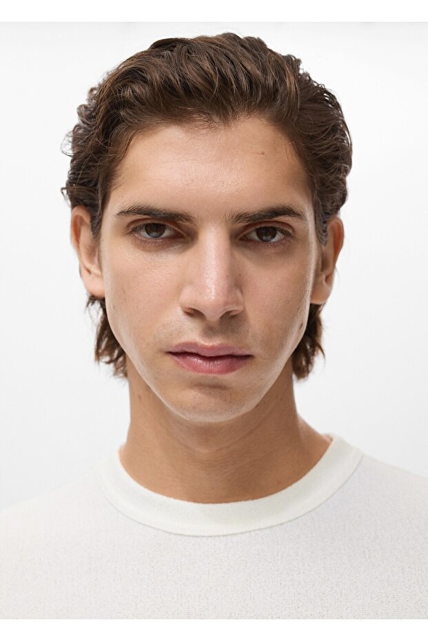 İnce örgülü tişört - 6