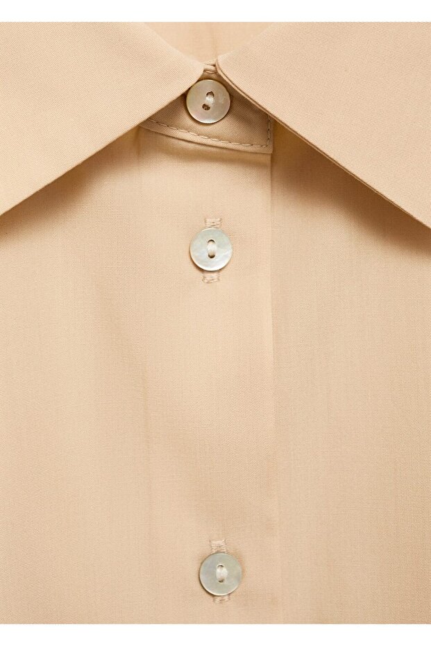 Kısa kollu oversize gömlek - 8