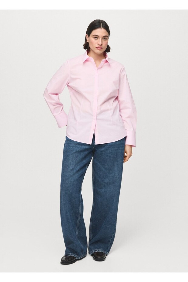 Düz kesim düşük bel jean - 8