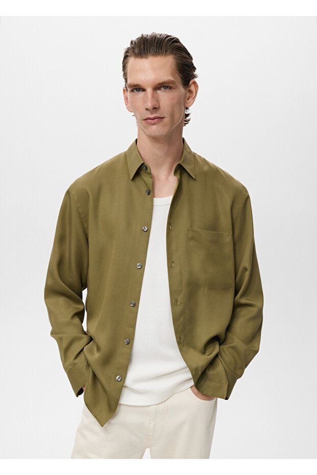 %100 lyocell cepli gömlek - 1