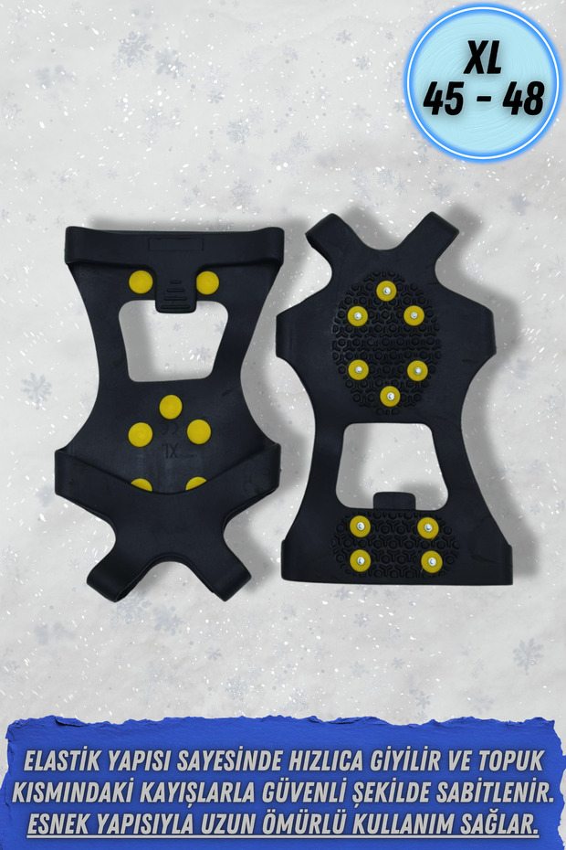 Bot ve Ayakkabı İçin Kar Paleti – Buz & Kar Kayma Önleyici, Ayakkabı Kar Lastiği - 4