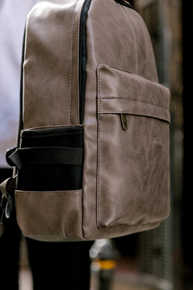 حقيبة ظهر باللون الرمادي من أوسلو - 7