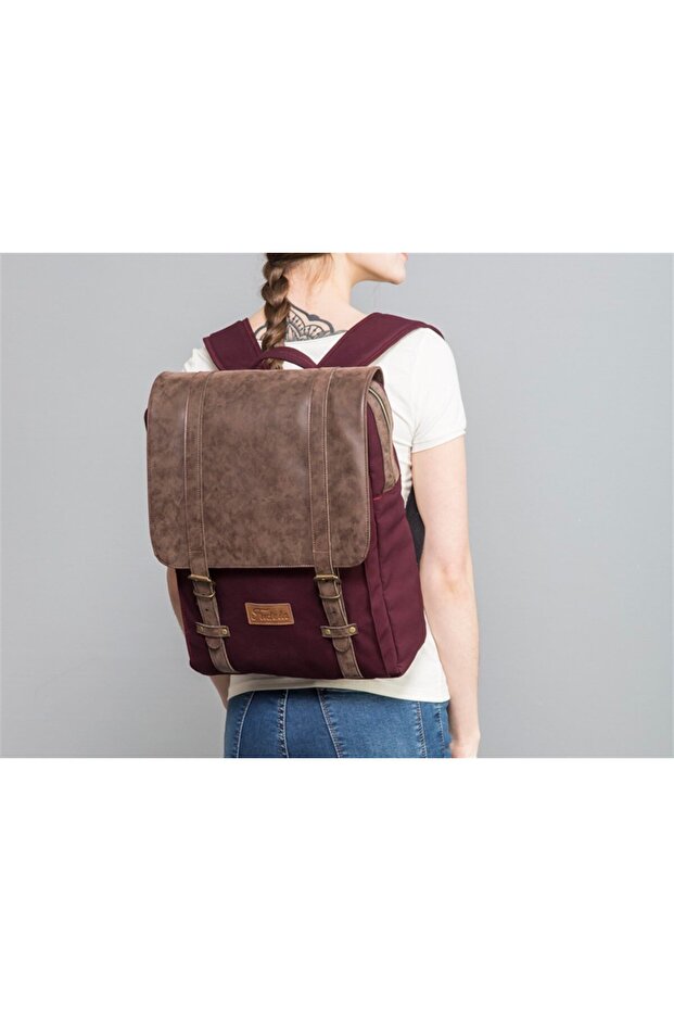 Nyp Claret Red Backpack - 4