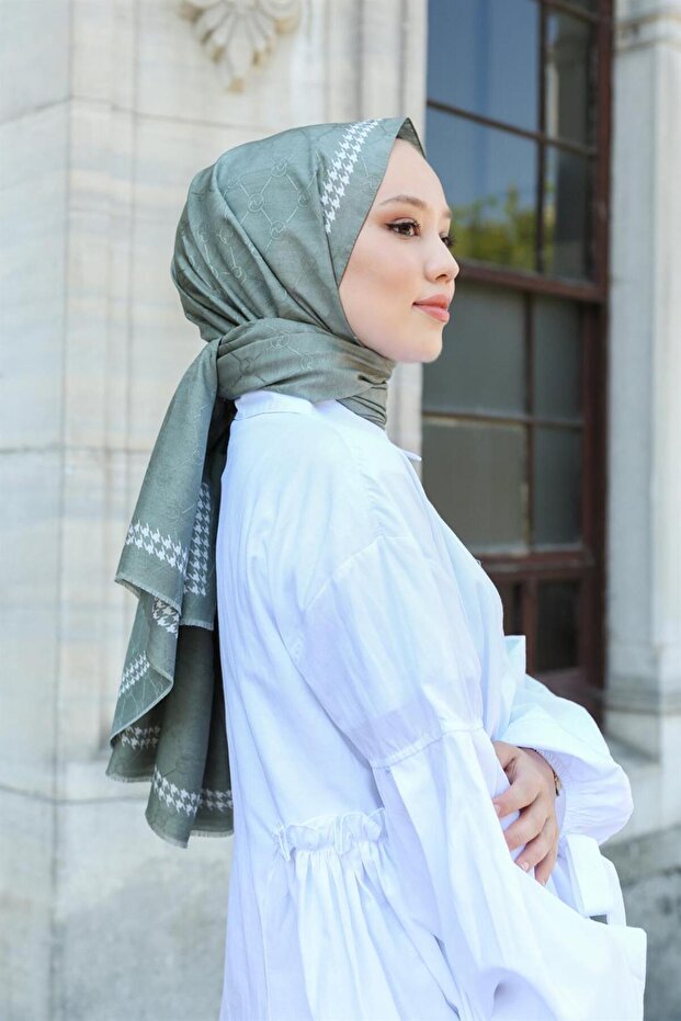 شال مونوغرام MONOV02-02 - 4