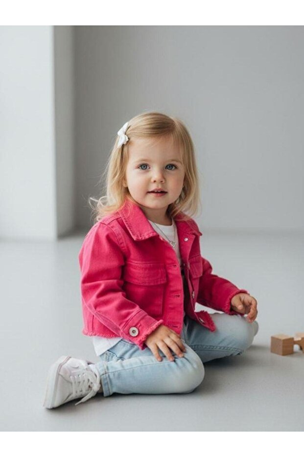 Kız Çocuk Kot Ceket - 2