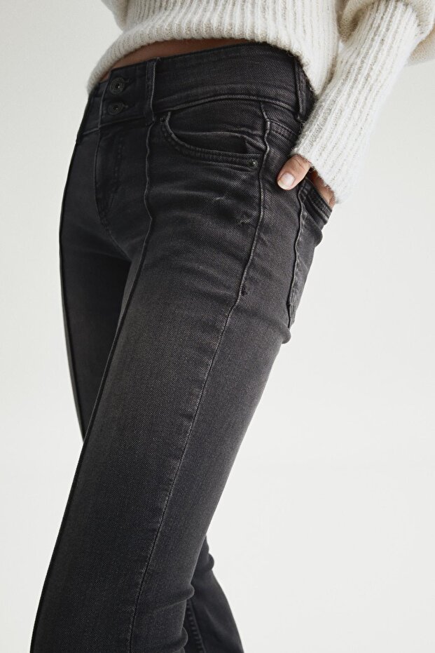 Low waist bootcut jean - 3