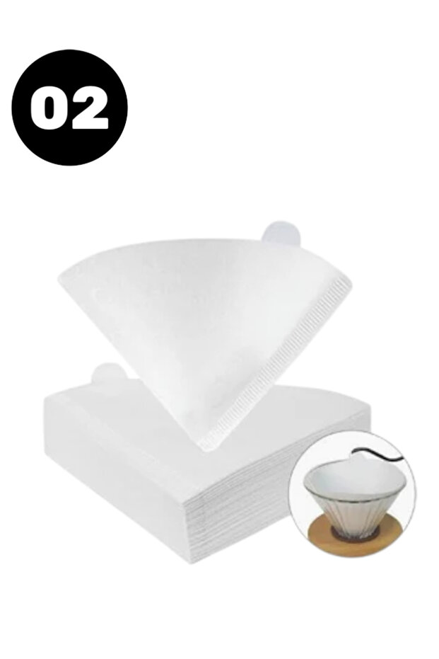 مجموعة فلاتر قهوة 02عدد 100 - 1