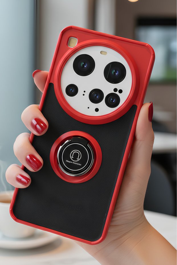 Ring Case with Camera Protection for Xiaomi Mi 15 Ultra - Stain-Resistant Matte and Durable Construction