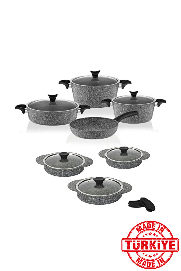 13 Piece Granite Cooking Set (Made in Turkey) - 1