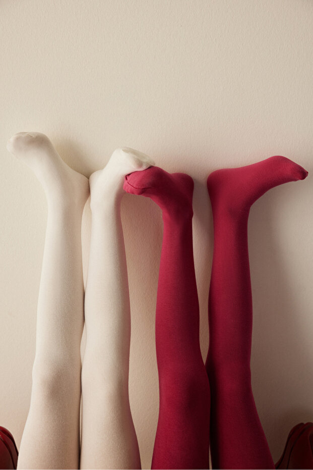 Kız Çocuk Pretty Basic 2li Külotlu Çorap - 2