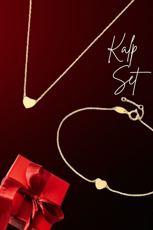 Altın Kalpli Set - 4