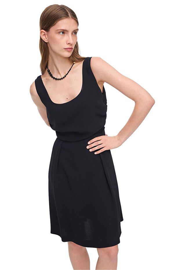 Echos Elbise 3831-Siyah - 2