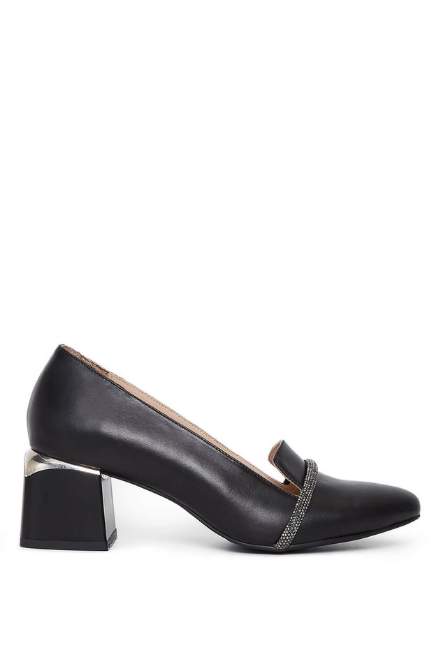 Women's Genuine Leather Heeled Shoes 923 788 Bn Ayk Sk23/24