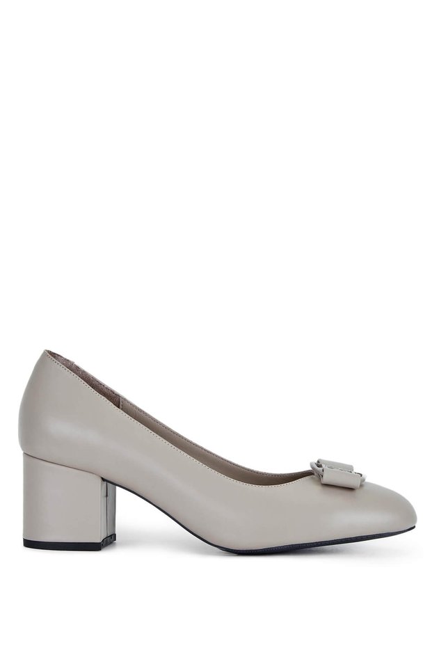 Women's Genuine Leather Heeled Shoes 923 T-1000 Bn Ayk Sk23/24