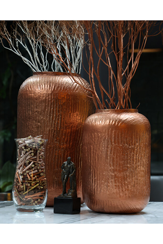 Aura Vazo Seti Bakır - 5