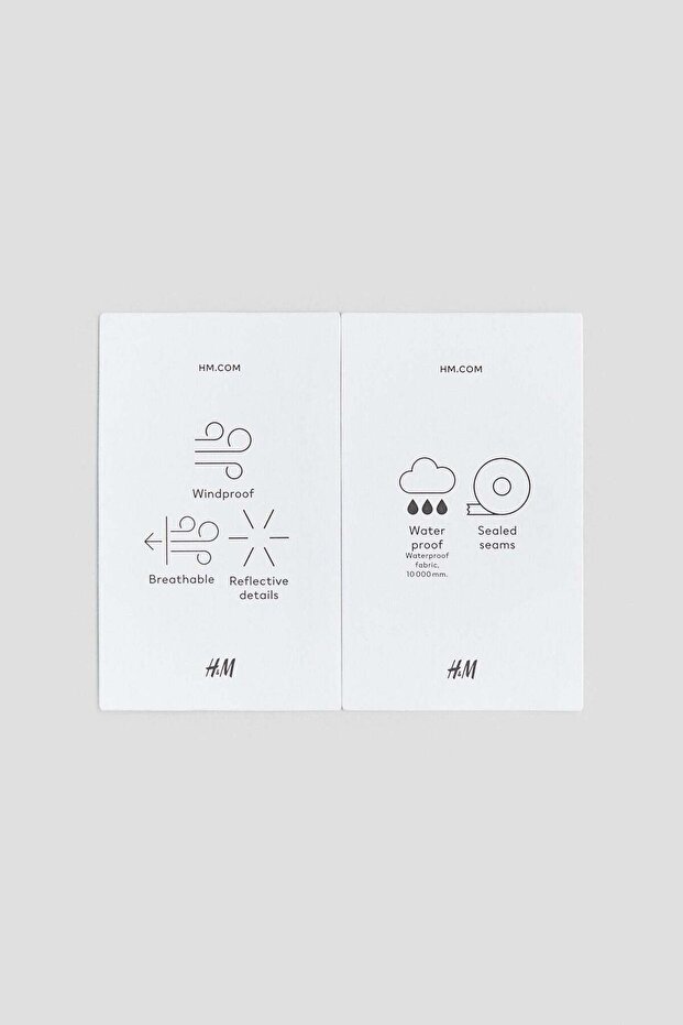 سترة مطر مكونة من طبقتين ونصف - 4