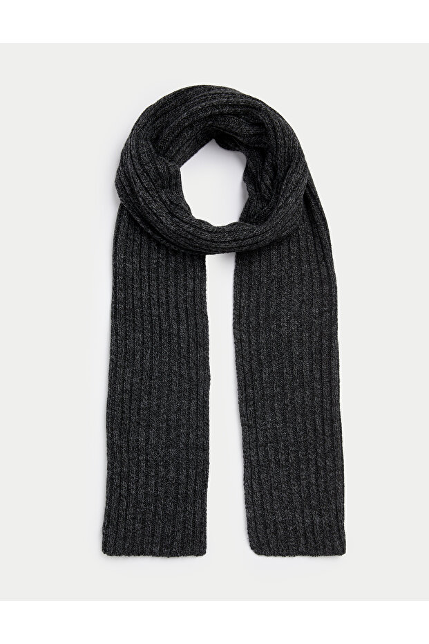 Fitilli Örme Atkı - 1