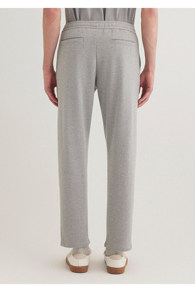 Gri Örme Pantolon 0010465-80018 - 5