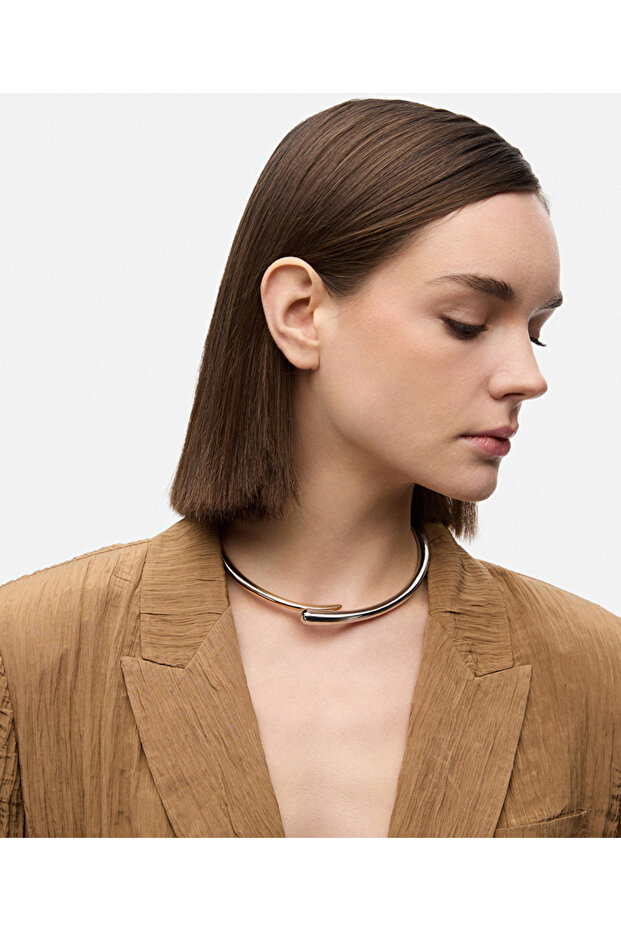 Çift renkli plaka kolye - 2