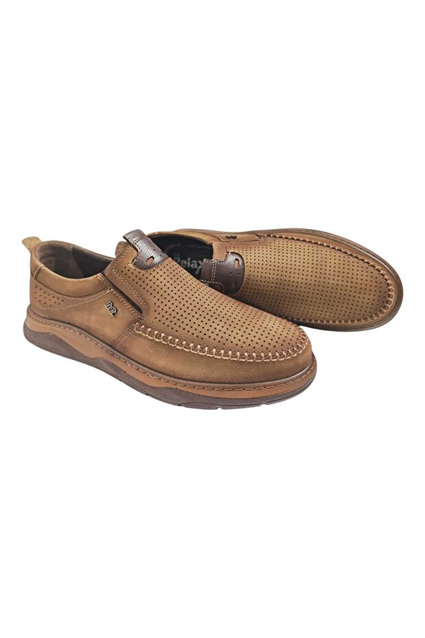 Genuine Leather Full Orthopedic Summer Lightweight Saddler Men's Shoes