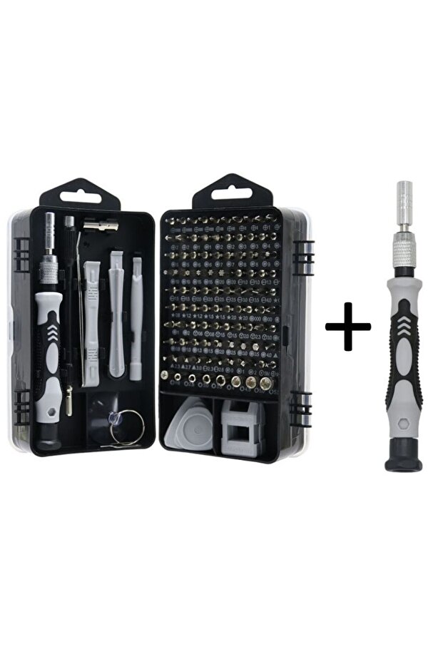 115 PARÇA TAMİR SETİ-YEDEK TORNAVİDA HEDİYELİ - 3