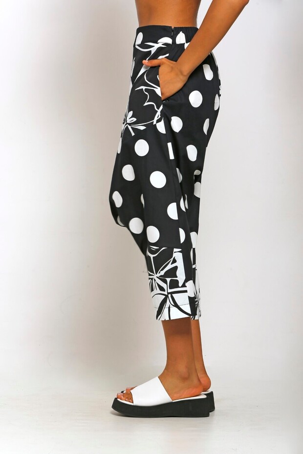 Desenli Şalvar - Mercan - 3