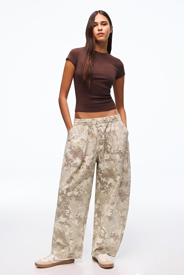 Balon baskılı pantolon - 1