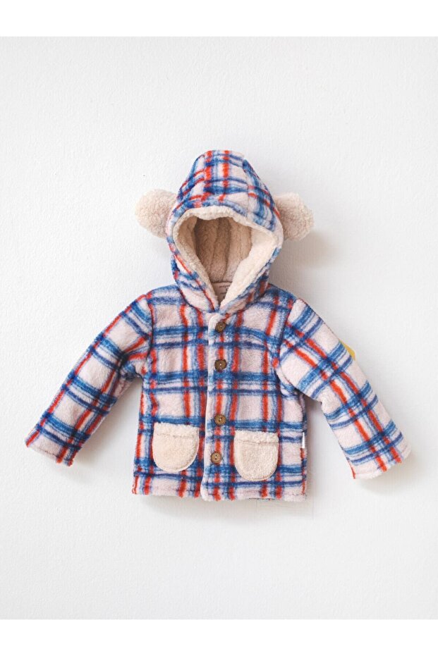 Unisex Baby Blue Bear Camp Welsoft Baby Coat Ac21073