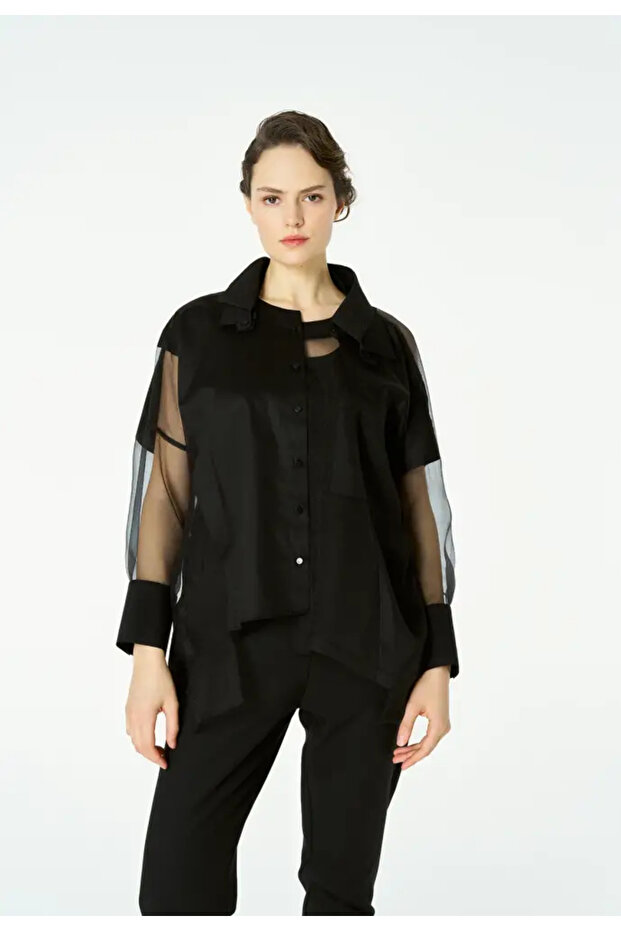 Kaus Gömlek - Siyah - 1