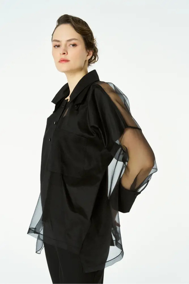 Kaus Gömlek - Siyah - 3