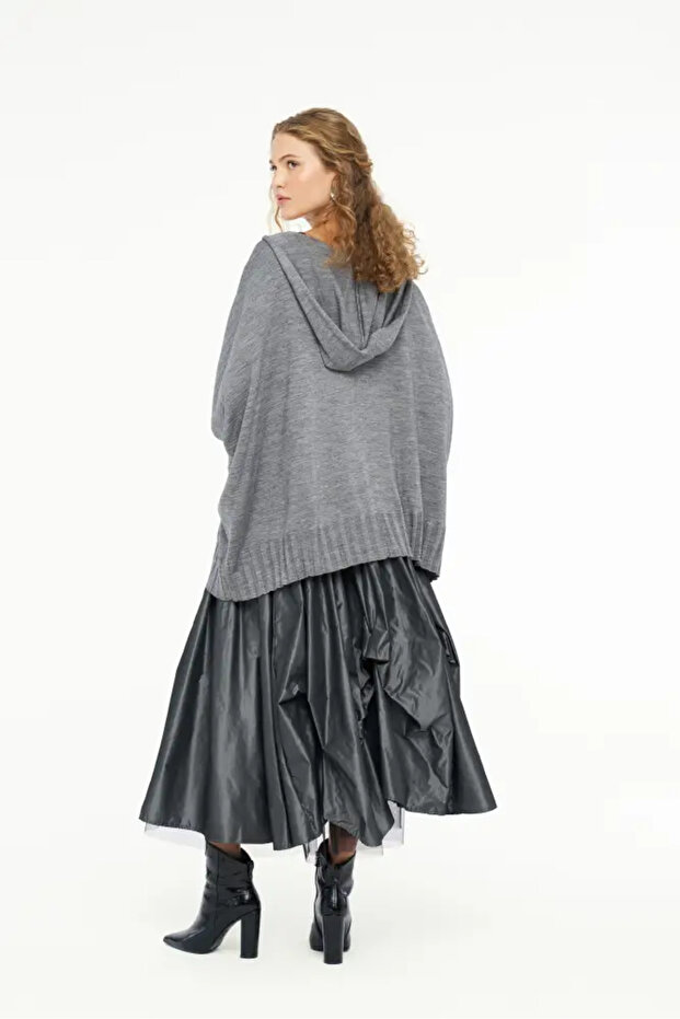 Crux Hırka - Gri - 5