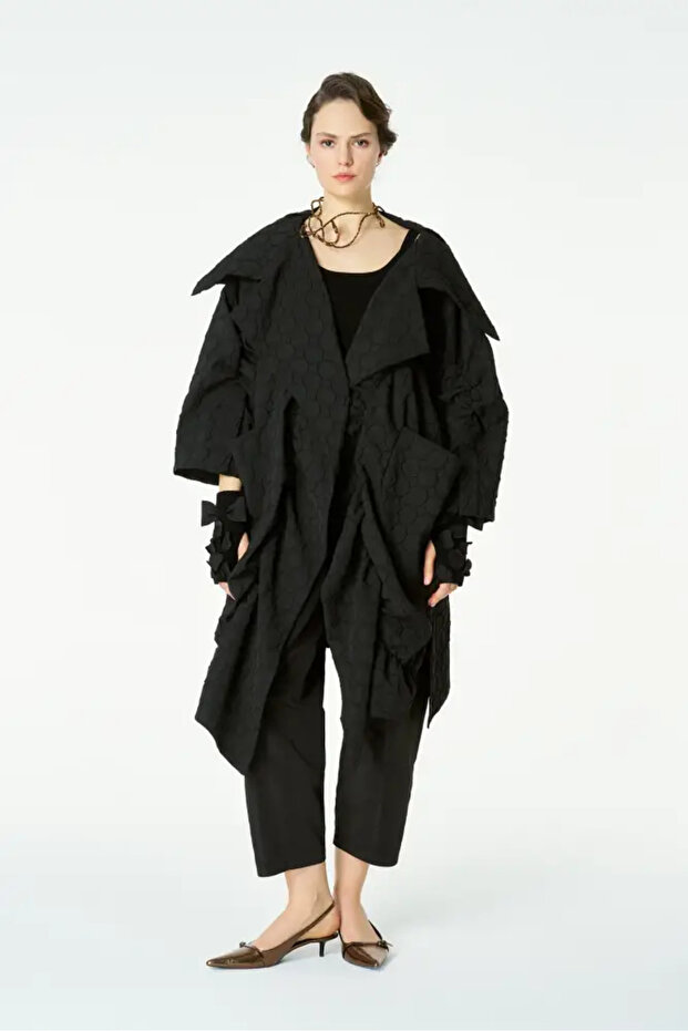 Jakarlı Kap - Siyah - 1